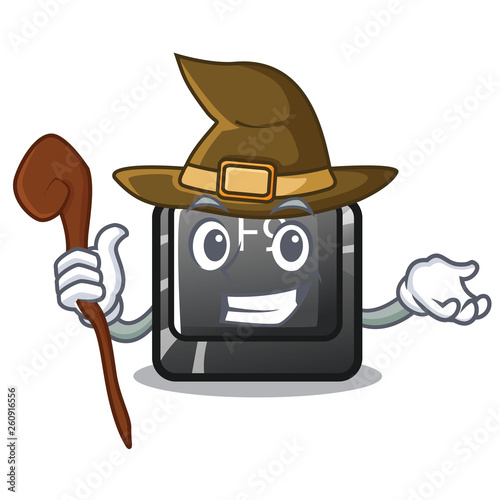 Witch button f9 in the character shape
