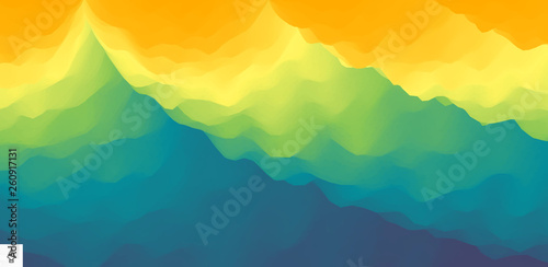 Abstract background with dynamic effect. Motion vector Illustration. Trendy gradients. Can be used for advertising, marketing, presentation. © Login