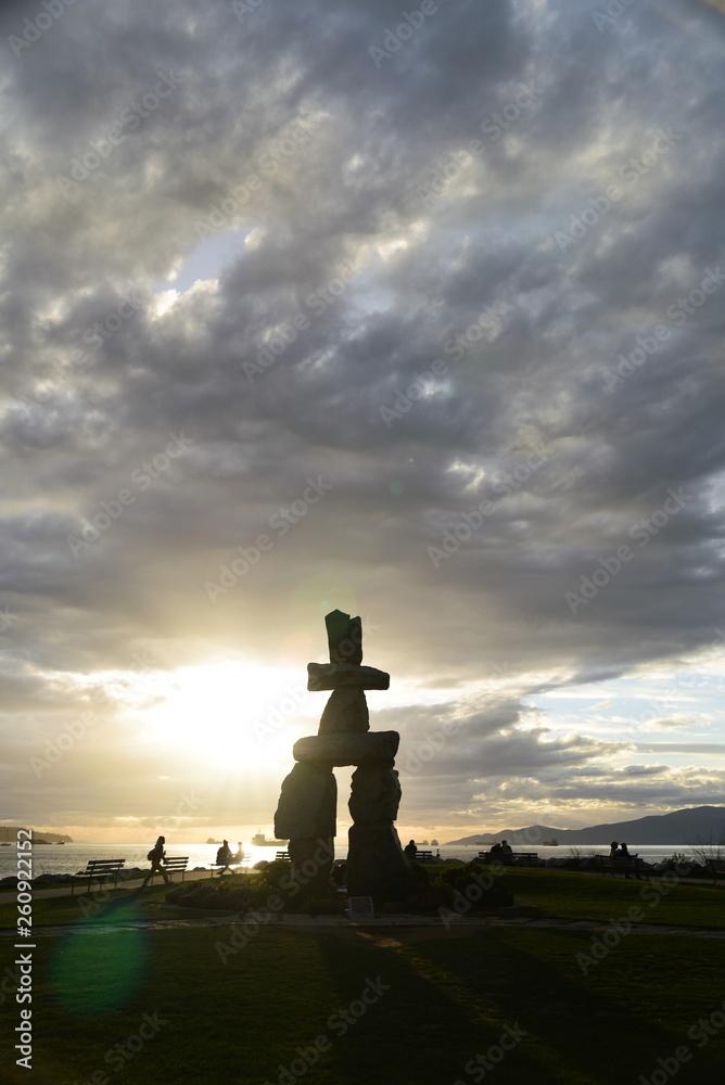 イヌクシュク　Inukshuk　　native sign