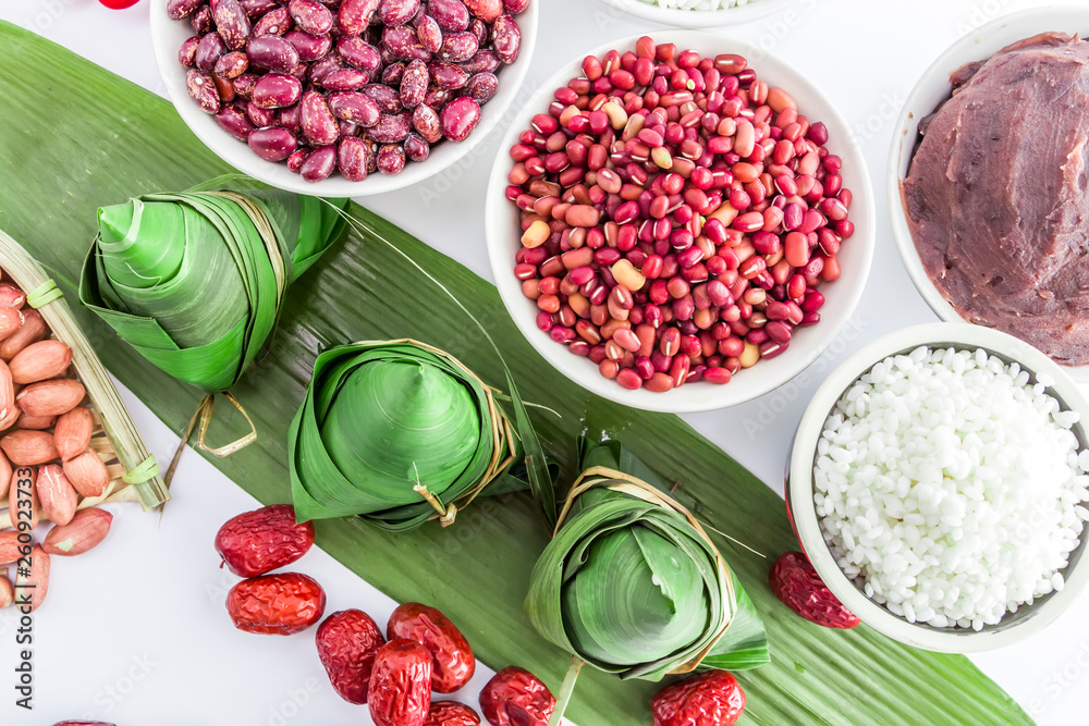 Chinese traditional festival delicacies Dragon Boat Festival Zongzi.. Chinese traditional festival delicacies Dragon Boat Festival Zongzi..