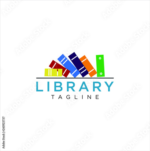  Library Logo Design Template. smart learning education logo design template. School Book Logo Education Vector Images 