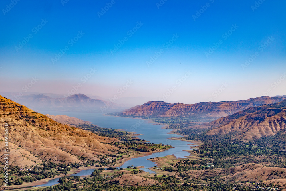Fototapeta premium mahabaleshwar hill top view