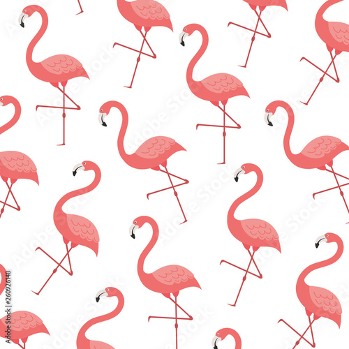 pink flamingo pattern isolated icon