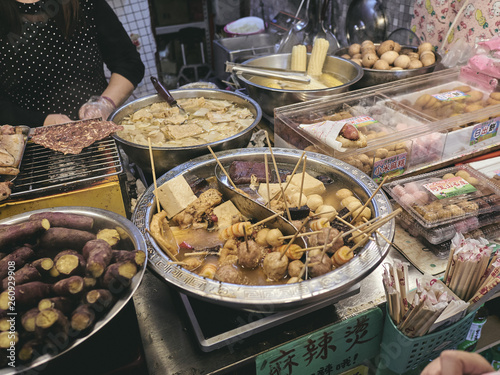 Food of night market in asia