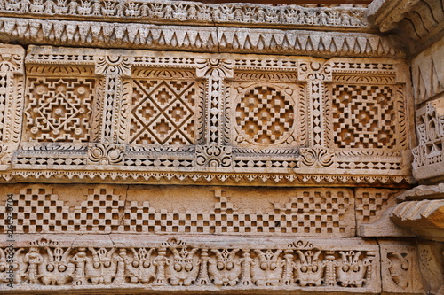 Rani ki vav, an stepwell on the banks of Saraswati River in Patan. A UNESCO world heritage site in Gujarat, India