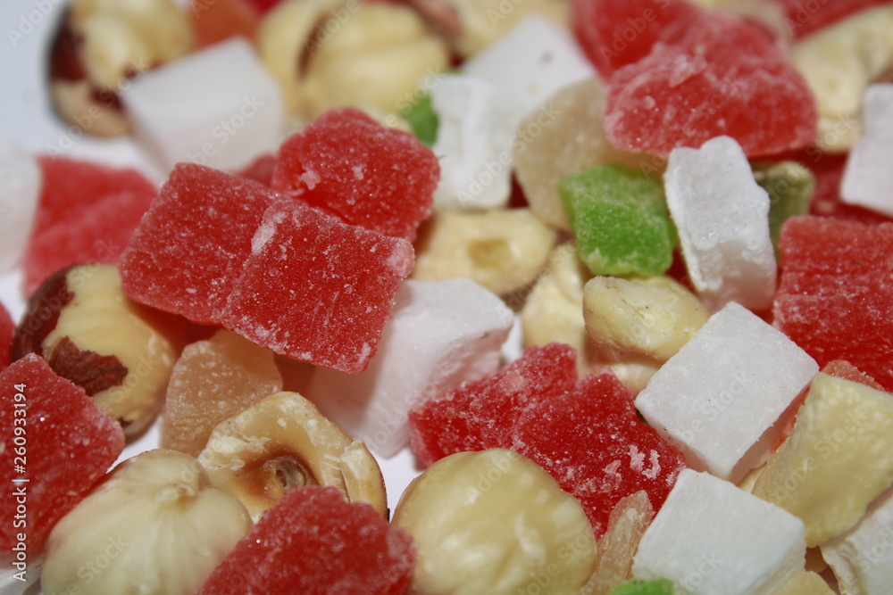 background dried fruits hazelnuts cashew candied background dried fruits hazelnuts cashew candied