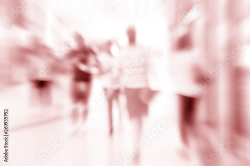 abstract shopping in mall store blurred background