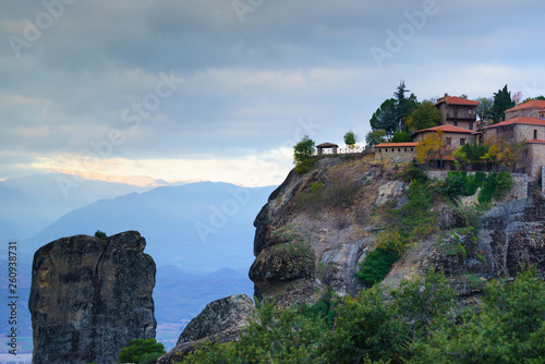 Monastery in Meteora  Greece