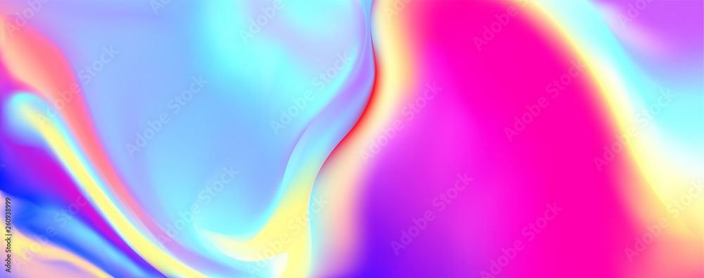 Abstract Minimalistic Fluid Gradient Background. Modern Bg for Brochure, Advertising, Festival, Night Club Poster
