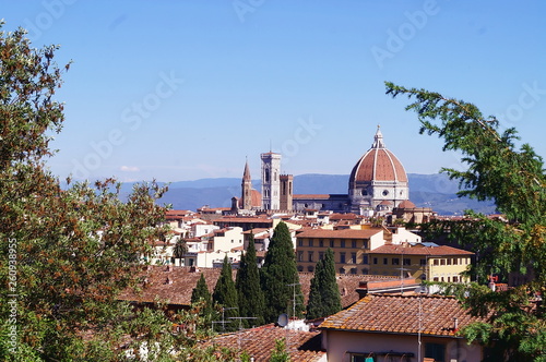 View of Florence from Saint Nicholas ramps, Italy