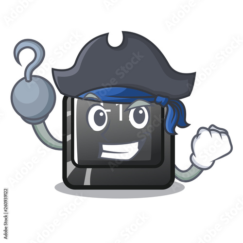 Pirate button f12 on a keyboard mascot photo