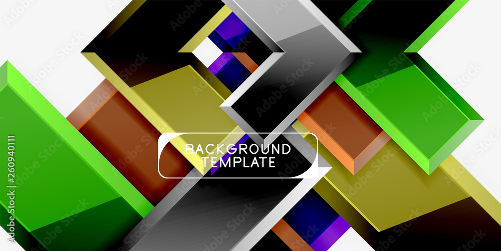 Glossy modern geometric background, abstract arrows composition Glossy modern geometric background, abstract arrows composition