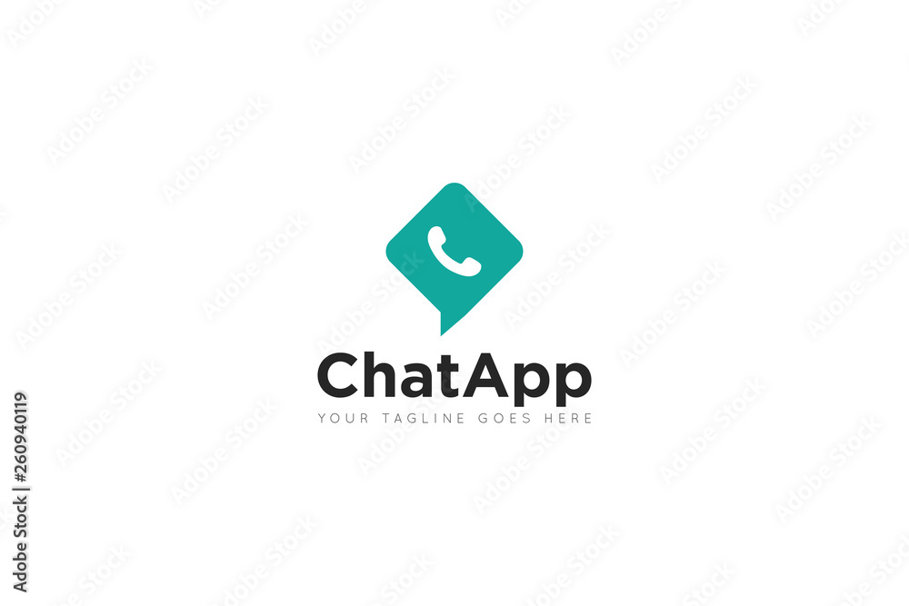 chat logo and icon vector illustration design Template chat logo and icon vector illustration design Template