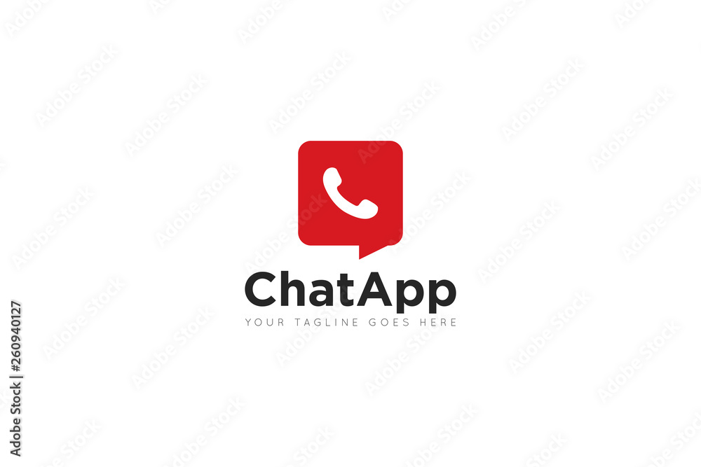 chat logo and icon vector illustration design Template chat logo and icon vector illustration design Template