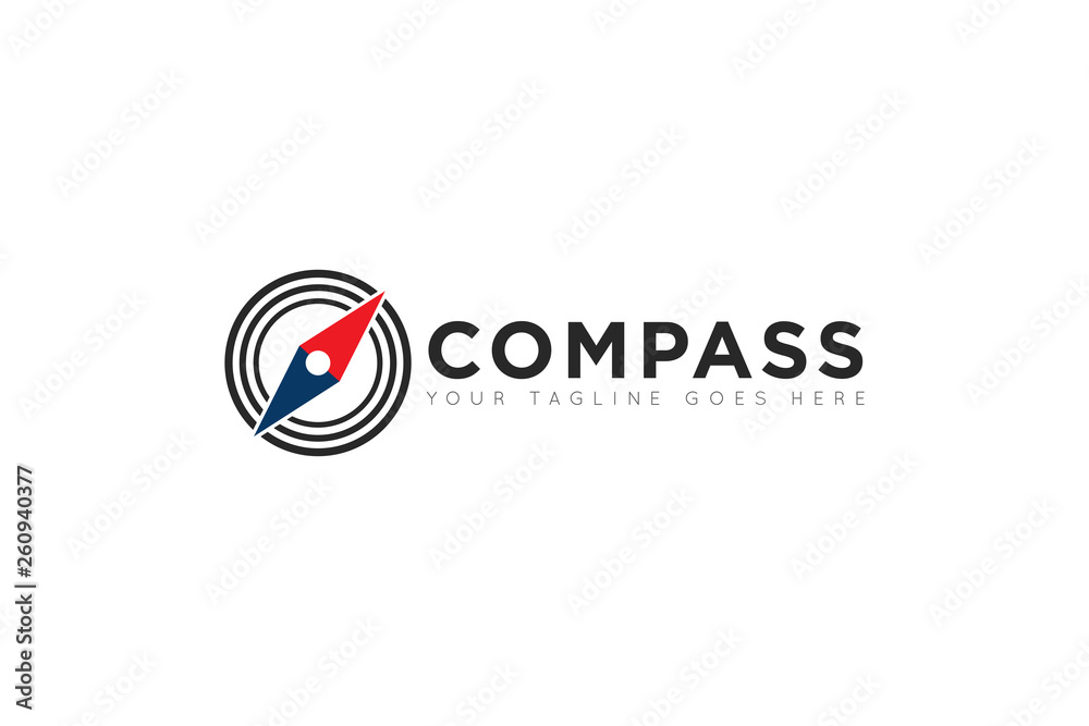 compass logo and icon vector illustration design template