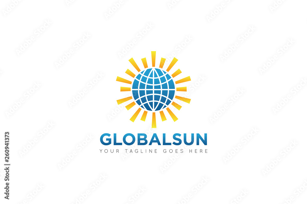 Fototapeta premium globe logo and icon vector illustration design Template