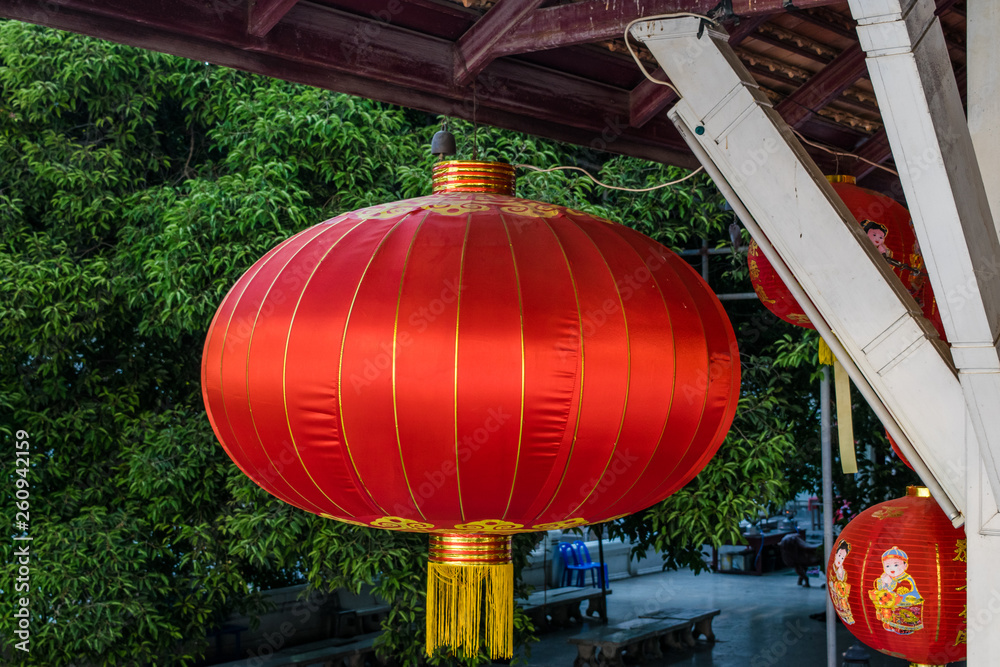 Traditional beautiful red Chinese lanterns Traditional beautiful red Chinese lanterns