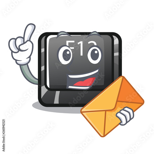 With envelope button f12 isolated in the character