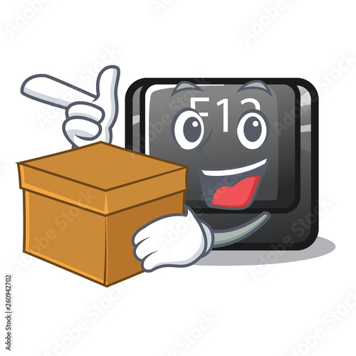 With box button f12 isolated in the character