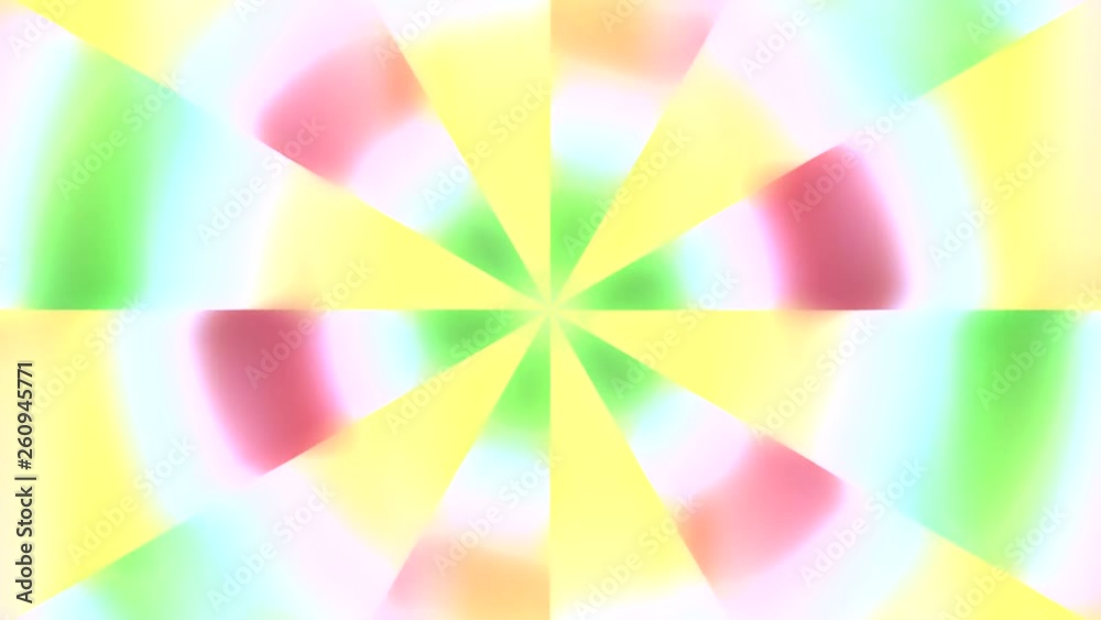 A beautiful rotating animation, in the style of 1970's movies. Slow rotation, pale and bright color palette, geometric circular shapes. A beautiful rotating animation, in the style of 1970's movies. Slow rotation, pale and bright color palette, geometric circular shapes.