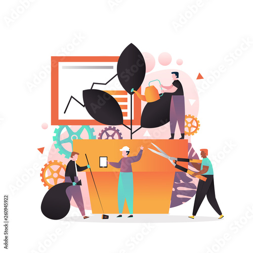 Environmental protection vector concept for web banner, website page