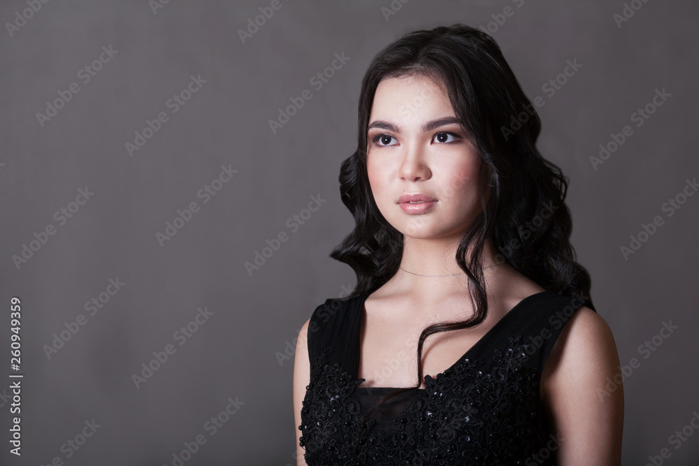 Portrait of a beautiful girl. Portrait of a beautiful girl.