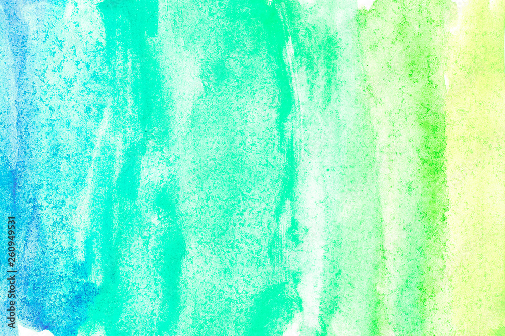 Fototapeta premium Abstract watercolor art hand paint on white background. Watercolor background