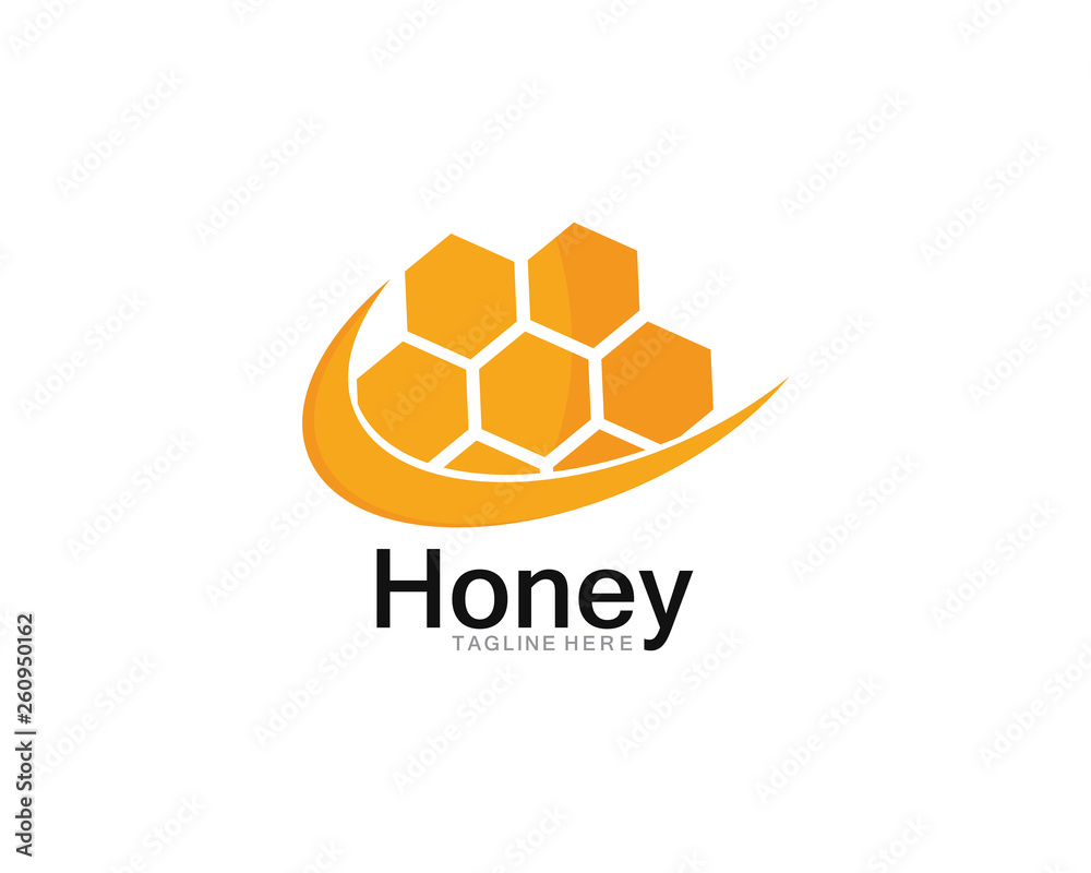 Honey Logo Template Design Vector, Emblem, Design Concept, Creative Symbol Honey Logo Template Design Vector, Emblem, Design Concept, Creative Symbol