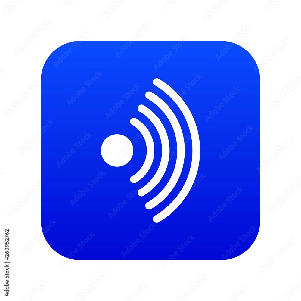 Wireless network symbol in simple style isolated on white background vector illustration Wireless network symbol in simple style isolated on white background vector illustration