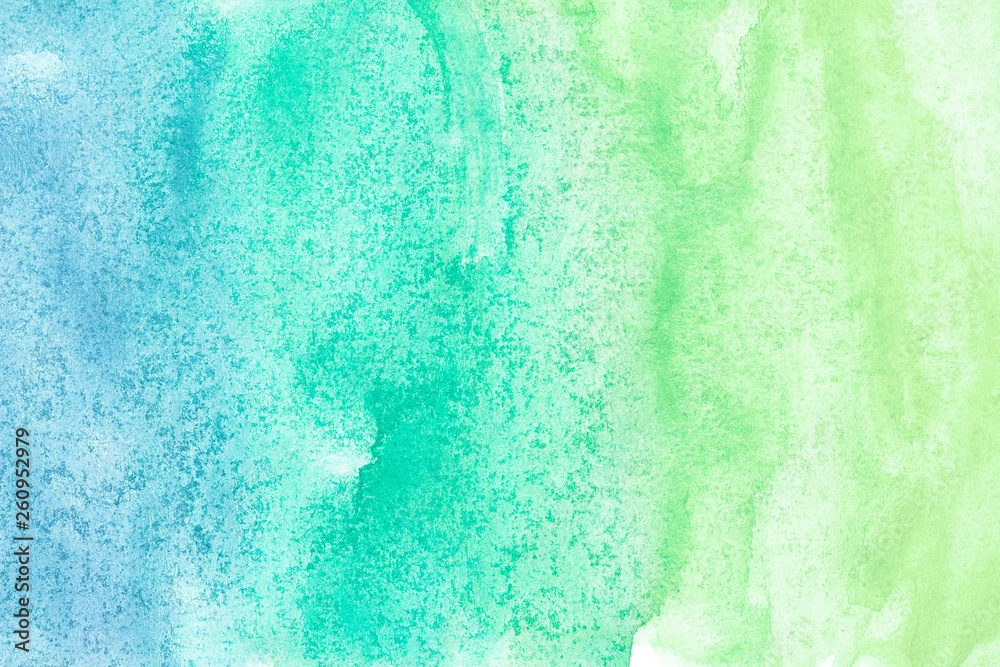 Fototapeta premium Abstract watercolor art hand paint on white background. Watercolor background