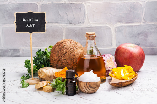 Photos Candida diet food