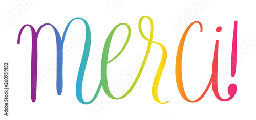 Calligraphie MERCI!