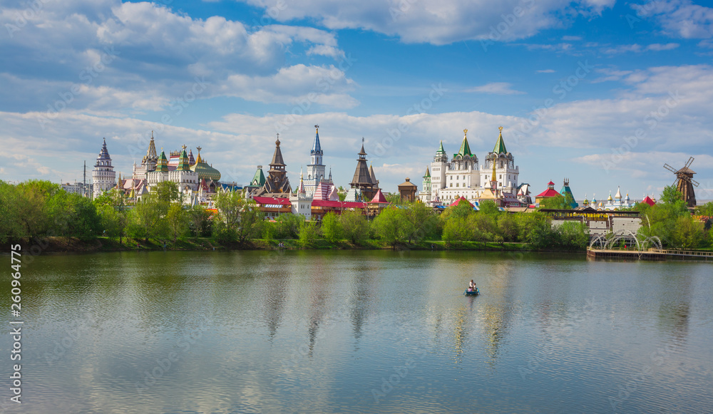 Moscow landscape. Kremlin in Izmailovo