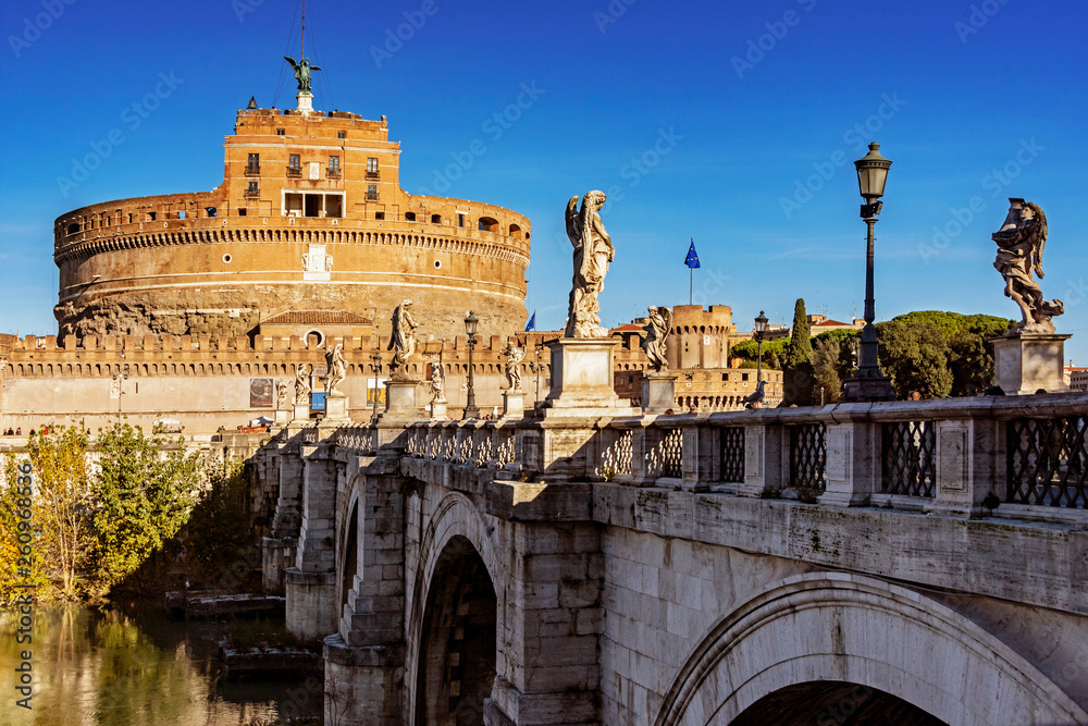 Castle of Saint Angel in Rome