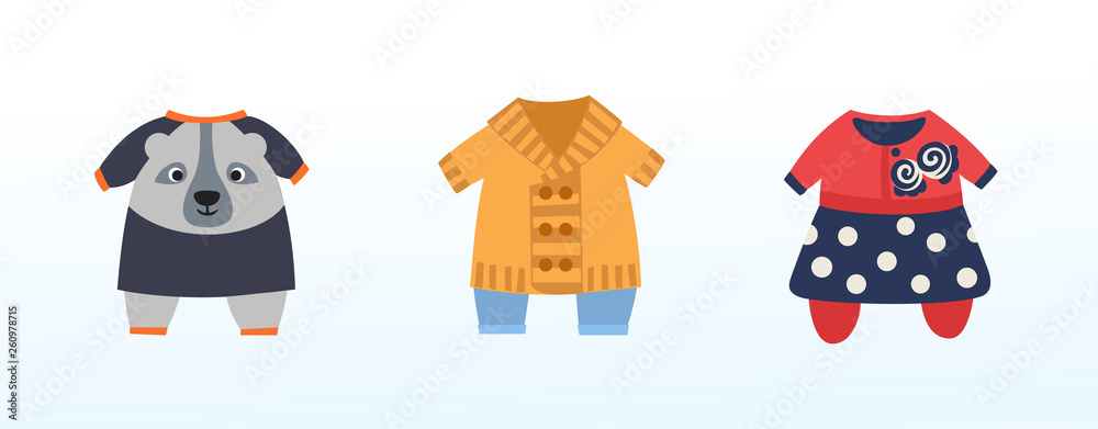 a set of children's festive clothing for girls and boys a set of children's festive clothing for girls and boys