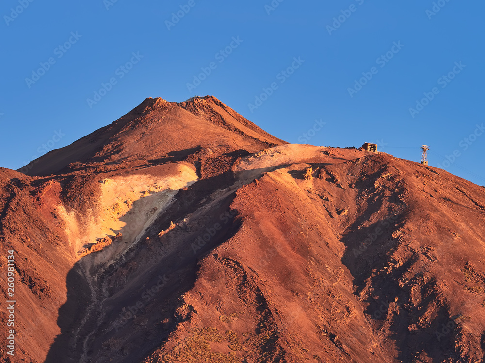 A Spectacular view to the Pico del Teide volcano in Tenerife national park, Canary Island, Spain