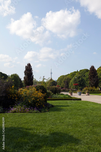 Photography Park of Toronto Island on a summer day