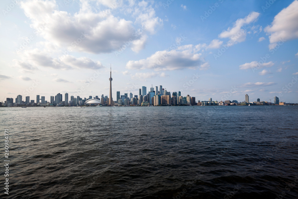 Beautiful Toronto City view from The Island