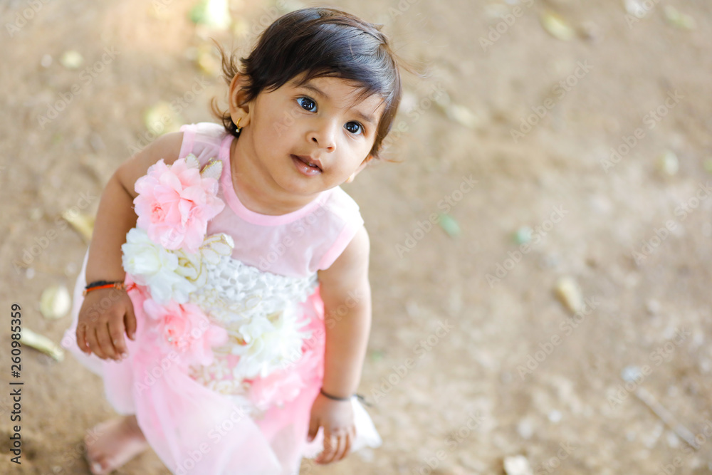 Cute Indian Baby Girl Stock Photo Adobe Stock Cute Indian Baby Girl Stock Photo Adobe Stock