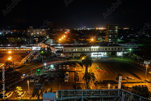 都城駅夜景