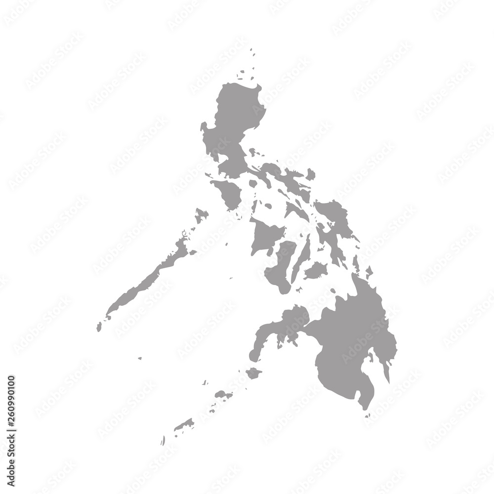 Fototapeta Map of the Philippines