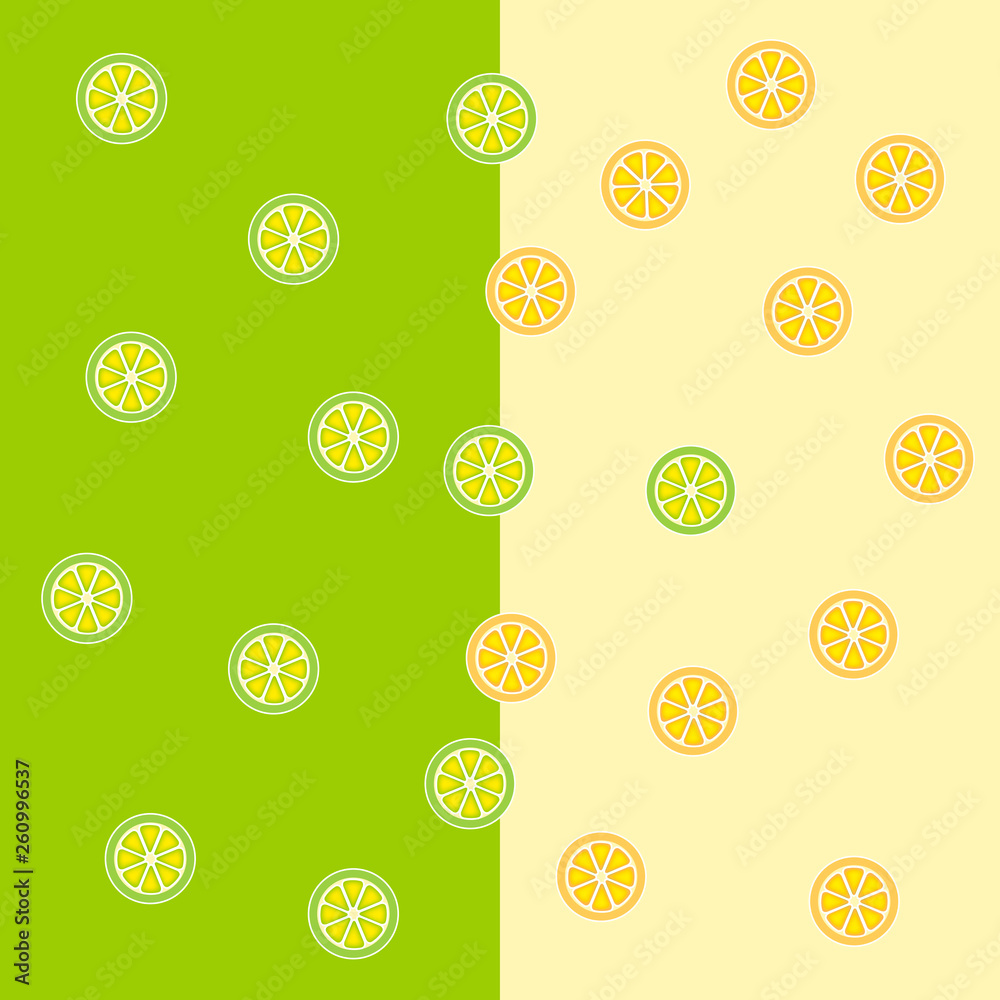 Lemon and lime in vibrant colors background. Concept pop art. Creative Flat lay. Summer Party, Purple Birthday Layout. Bright Colorful. Fun Trendy fashion Style. Minimal. Pop Art - obrazy, fototapety, plakaty 