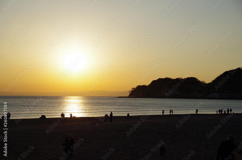 夕日 夕日
