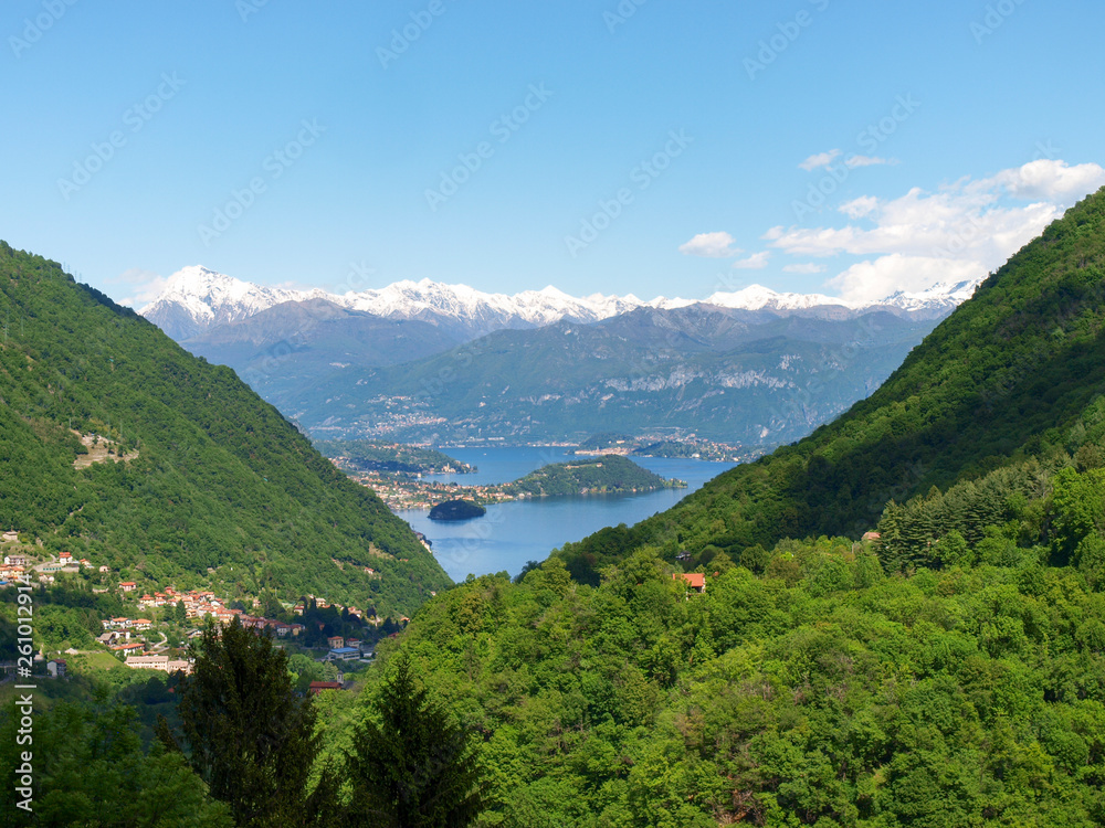View of Lake Como and Comacina Island View of Lake Como and Comacina Island