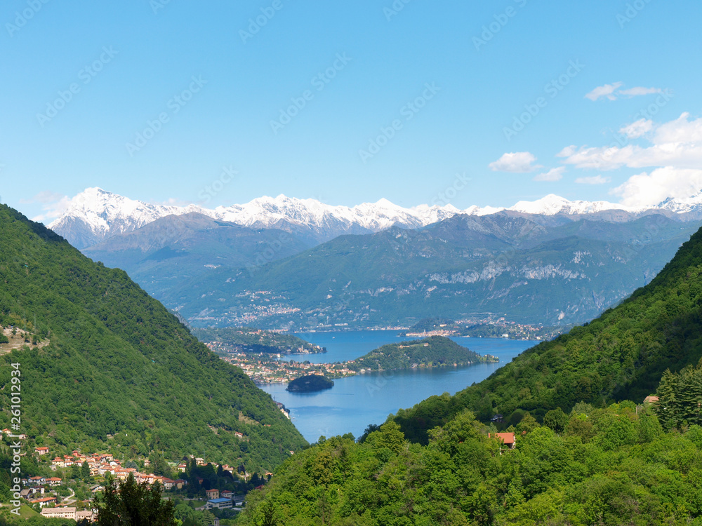 View of Lake Como and Comacina Island