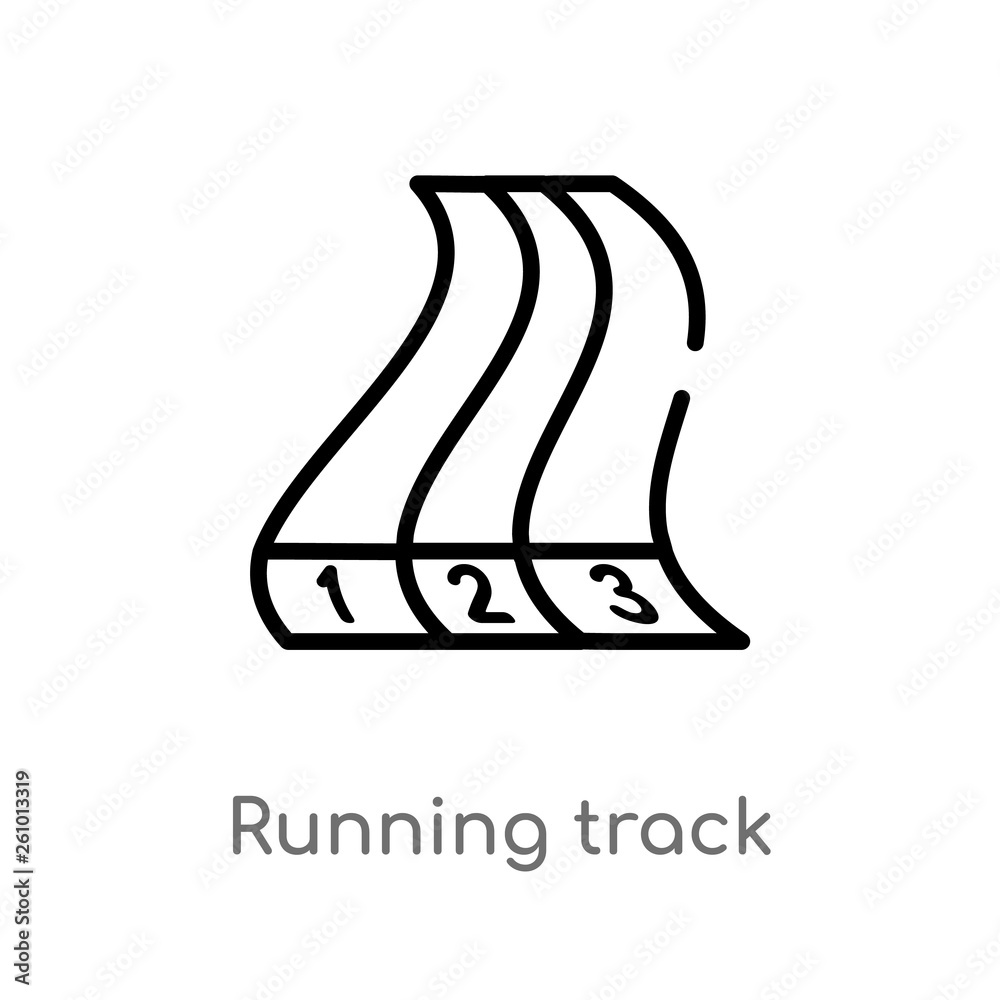 White Method Tracker Icon Running Track Clipart Black And White