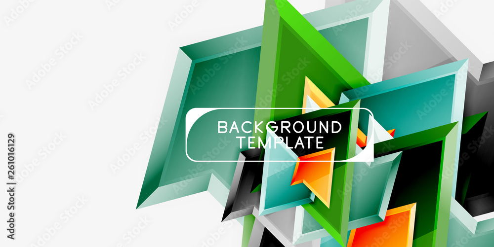 Minimal geometrical triangles with 3d effect abstract background template Minimal geometrical triangles with 3d effect abstract background template