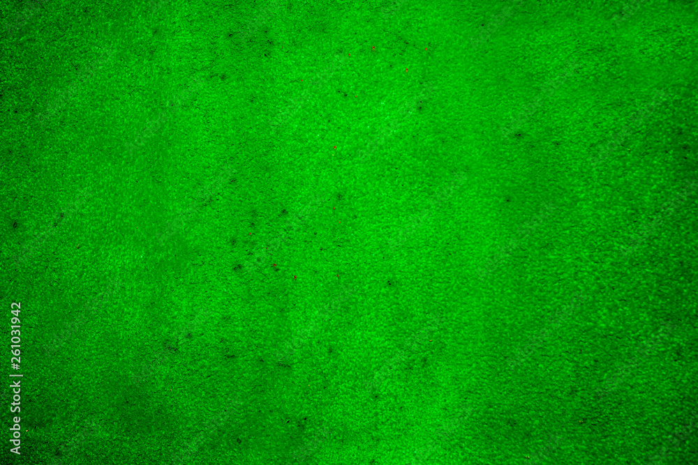 Old metal wall painted in green color use for background