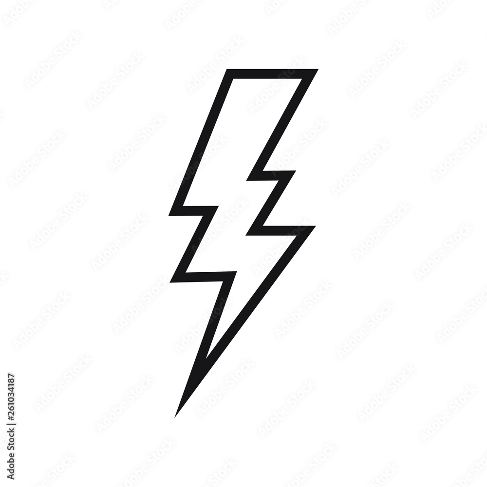 Lightning, electric power vector logo design element. Energy and thunder electricity symbol concept. Lightning bolt sign in the circle. Flash vector emblem template. Power fast speed Lightning, electric power vector logo design element. Energy and thunder electricity symbol concept. Lightning bolt sign in the circle. Flash vector emblem template. Power fast speed