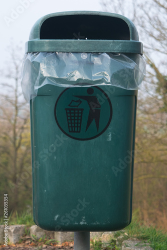 Typical Dutch Trashcan photo